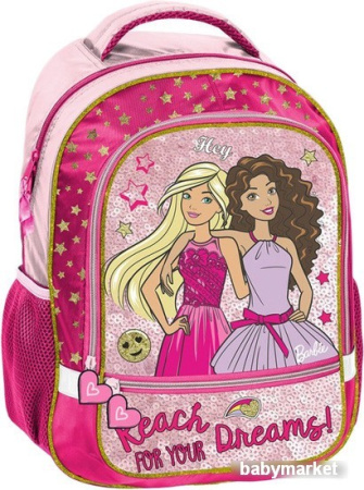 Школьный рюкзак Paso Barbie Reach BAS-260