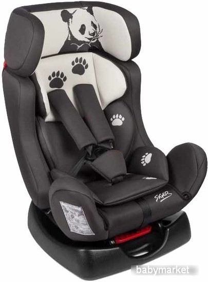 Детское автокресло Siger Диона Панда Серый/Бежевый
