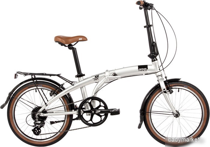 Novatrack Town alloy 8 V 2024 (серебристый)