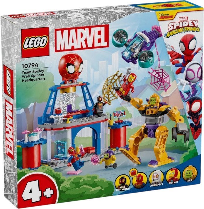 Конструктор Lego Marvel Штаб-квартира команды пауков 10794