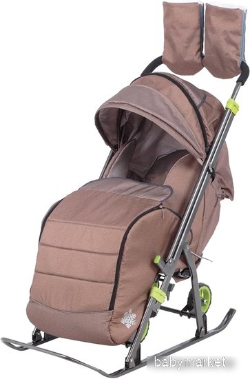Санки-коляска Galaxy Kids 3-2C Бронза