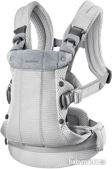 Сумка-кенгуру BabyBjorn Harmony Mesh 0880.04 Silver