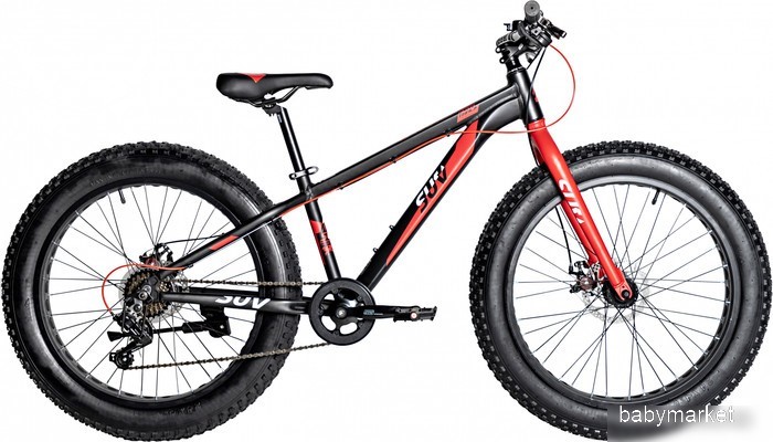 Novatrack Fatbike 24 2024 24AHD.SUV.13GR4 (графит)