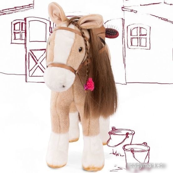 Gotz Лошадь с расческой 3403087 (белый)