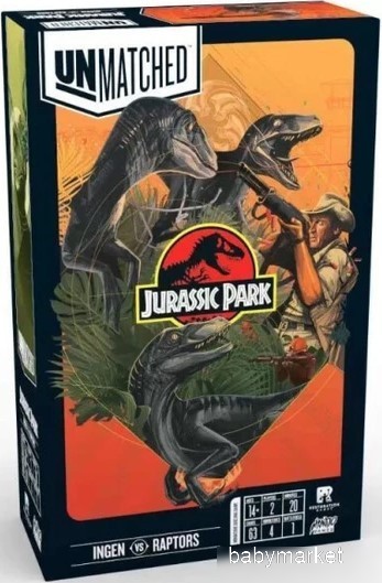 Настольная игра GaGa Games Unmatched: Jurassic Park. InGen vs Raptors GG363 (с русскими правилами)