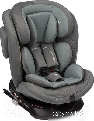 Детское автокресло Indigo Smart Isofix Серый/Зелёный