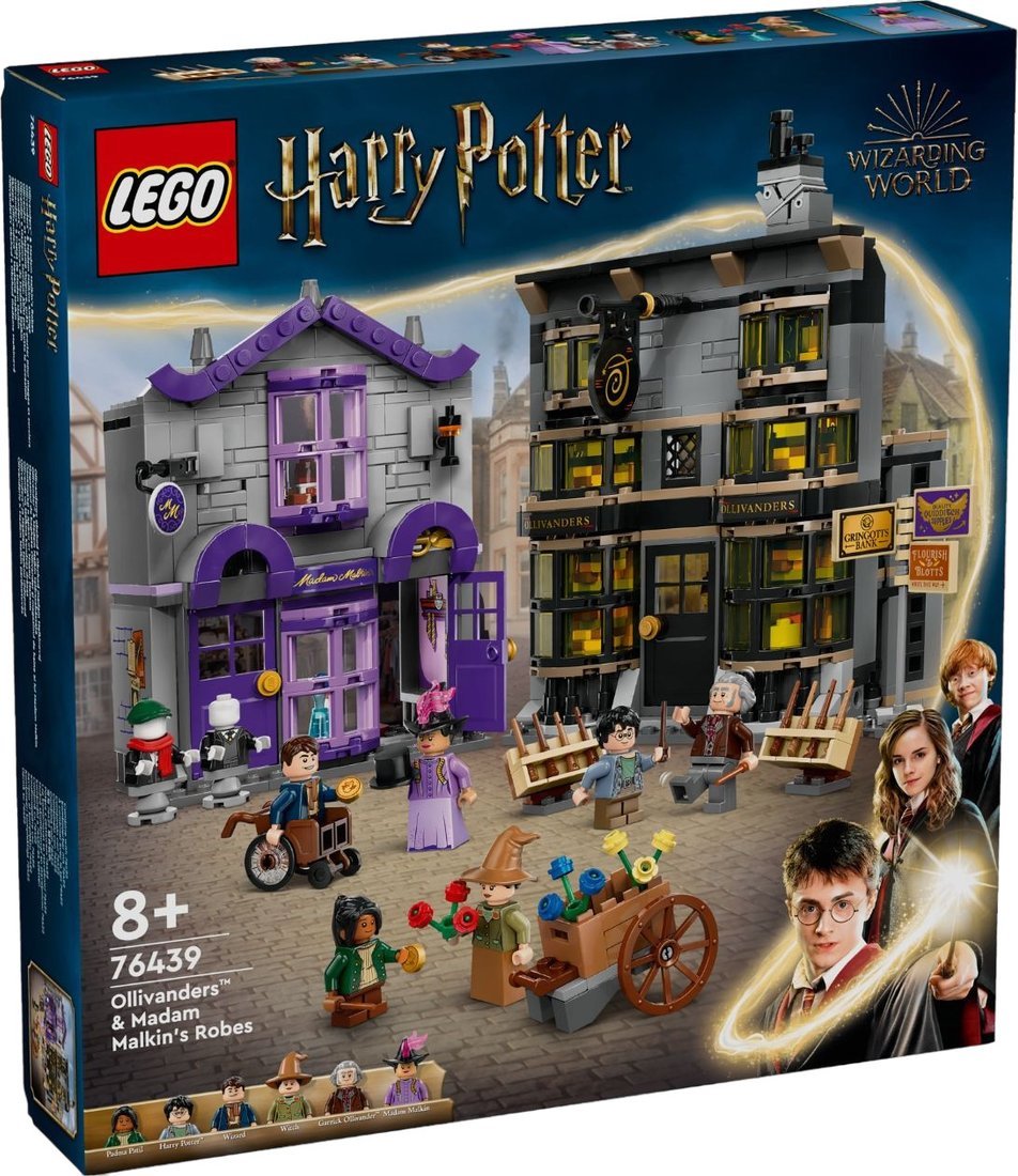 Конструктор Lego Harry Potter Магазины Олливандера и мадам Малкин 76439