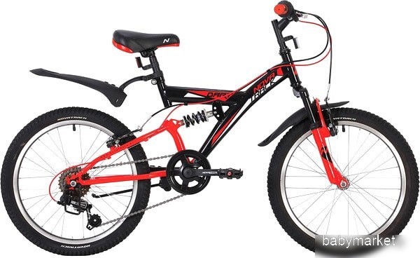 Novatrack Dart 20 20SS6V.DART.BK20 (черный/красный, 2020)