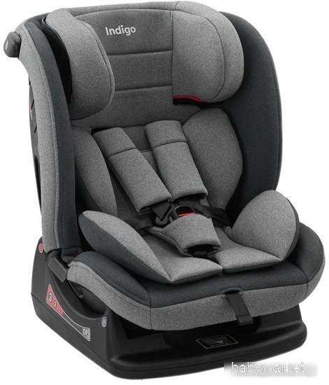 Детское автокресло Indigo Reflex AY913 Светло-серый/Серый