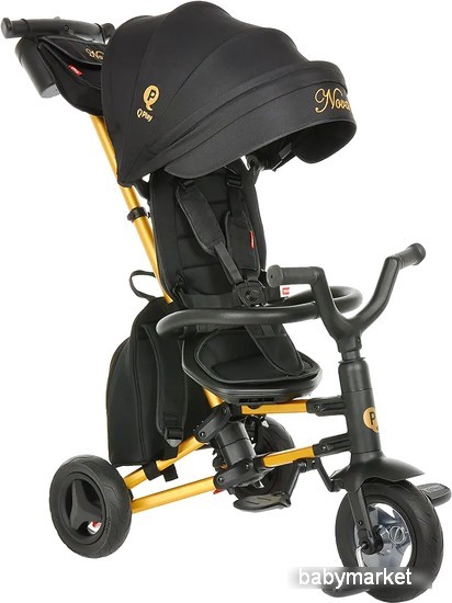 Детский велосипед Qplay Nova Plus S700 Чёрный/Золотистый