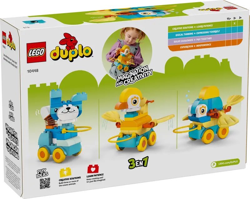 LEGO Duplo Животные на колесах 3в1 10448