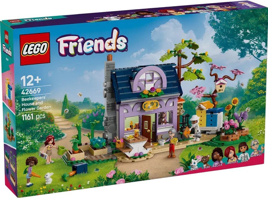 Конструктор Lego Friends Дом пчеловода и цветник 42669