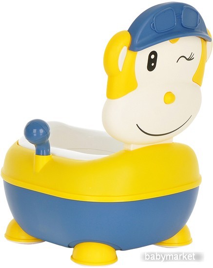 Детский горшок Pituso Обезьянка FG359 Желтый