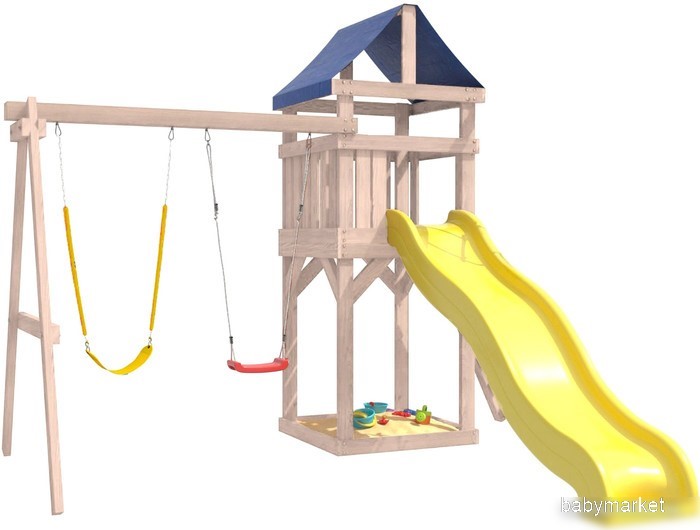 National Tree Company С гибкими качелями IgroWoods ДКНП-11 (не окрашен)