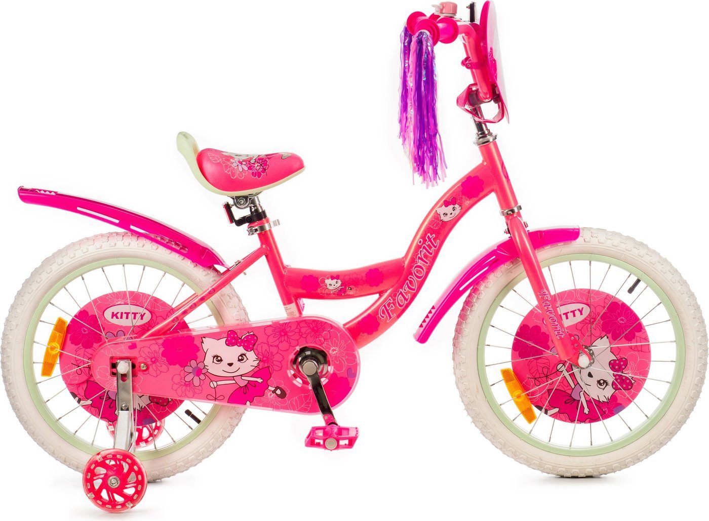 Детский велосипед Favorit Kitty KIT-18RS Розовый