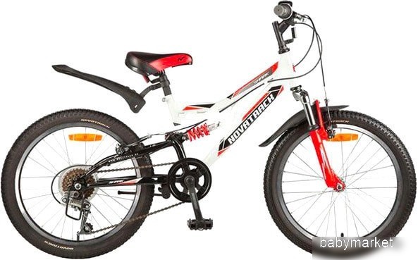 Novatrack Shark 20 20SS6V.SHARK.WT20 (белый/красный, 2020)