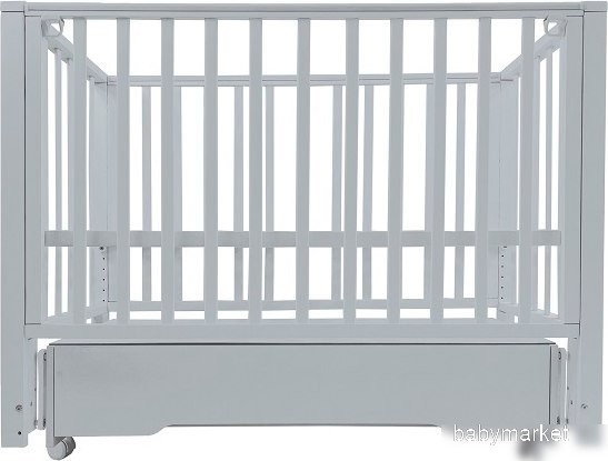 Indigo Norden универсальный маятник+колеса, ящик (массив березы, серый)