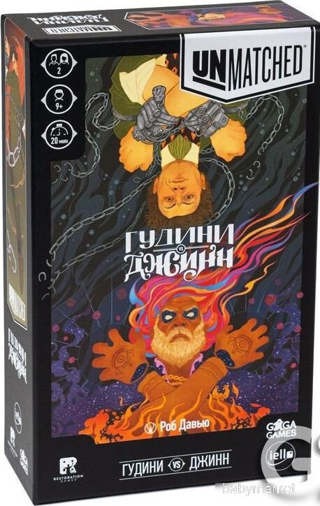 Настольная игра GaGa Games Unmatched: Гудини vs Джинн GG358