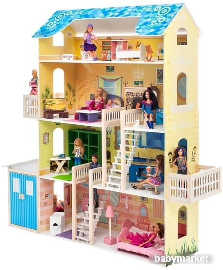 Кукольный домик Paremo Лира с мебелью PD316 - детский товар