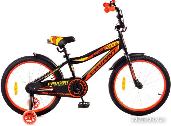 Детский велосипед Favorit Biker BIK-20OR Оранжевый
