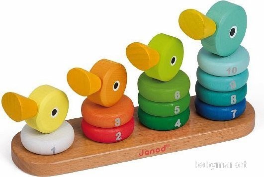 Janod Набор пирамидок Утята J08212 - детский товар