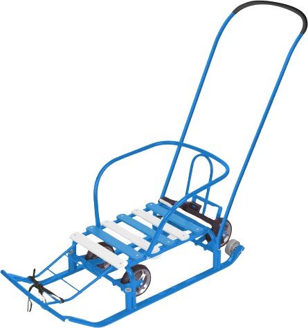 Санки Nika Тимка 5 Универсал Голубой/Белый