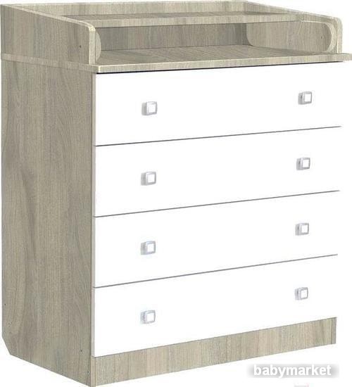 Фея 1580 ЛДСП (вяз/белый)