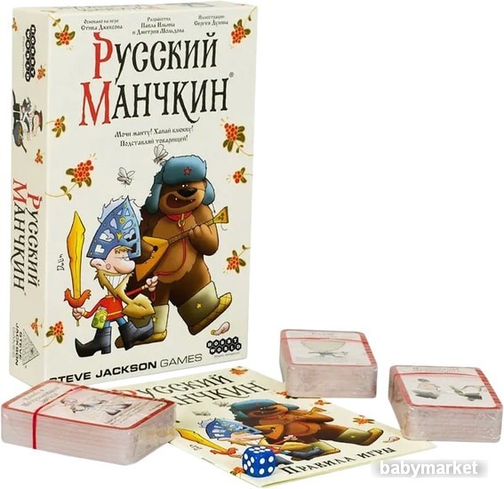Настольная игра Мир Хобби Русский Манчкин - детский товар
