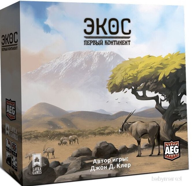 Настольная игра Lavka Games Экос. Первый континент ЭКО001