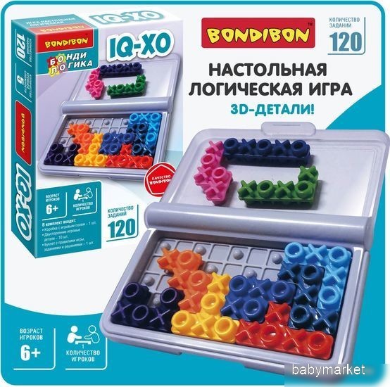Настольная игра Bondibon IQ Xo ВВ5843 - детский товар