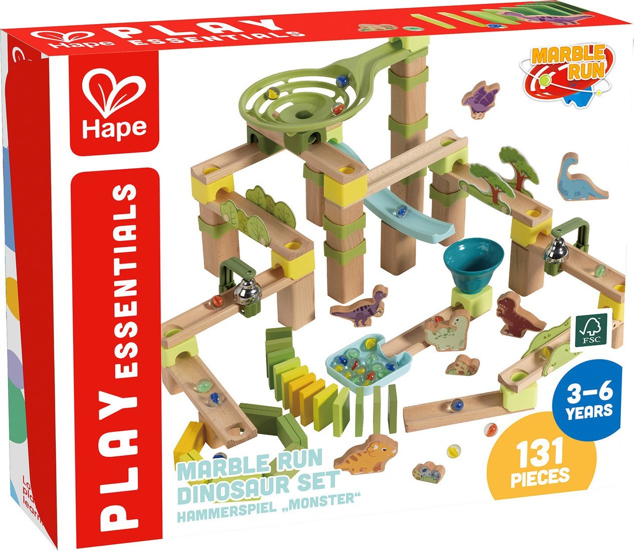 Hape Эффект домино Приключения Динозавров E1112_HP