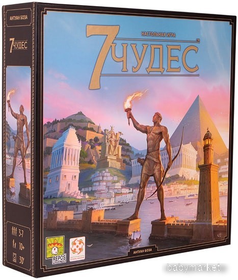 Настольная игра Стиль Жизни 7 чудес (новая версия) - детский товар