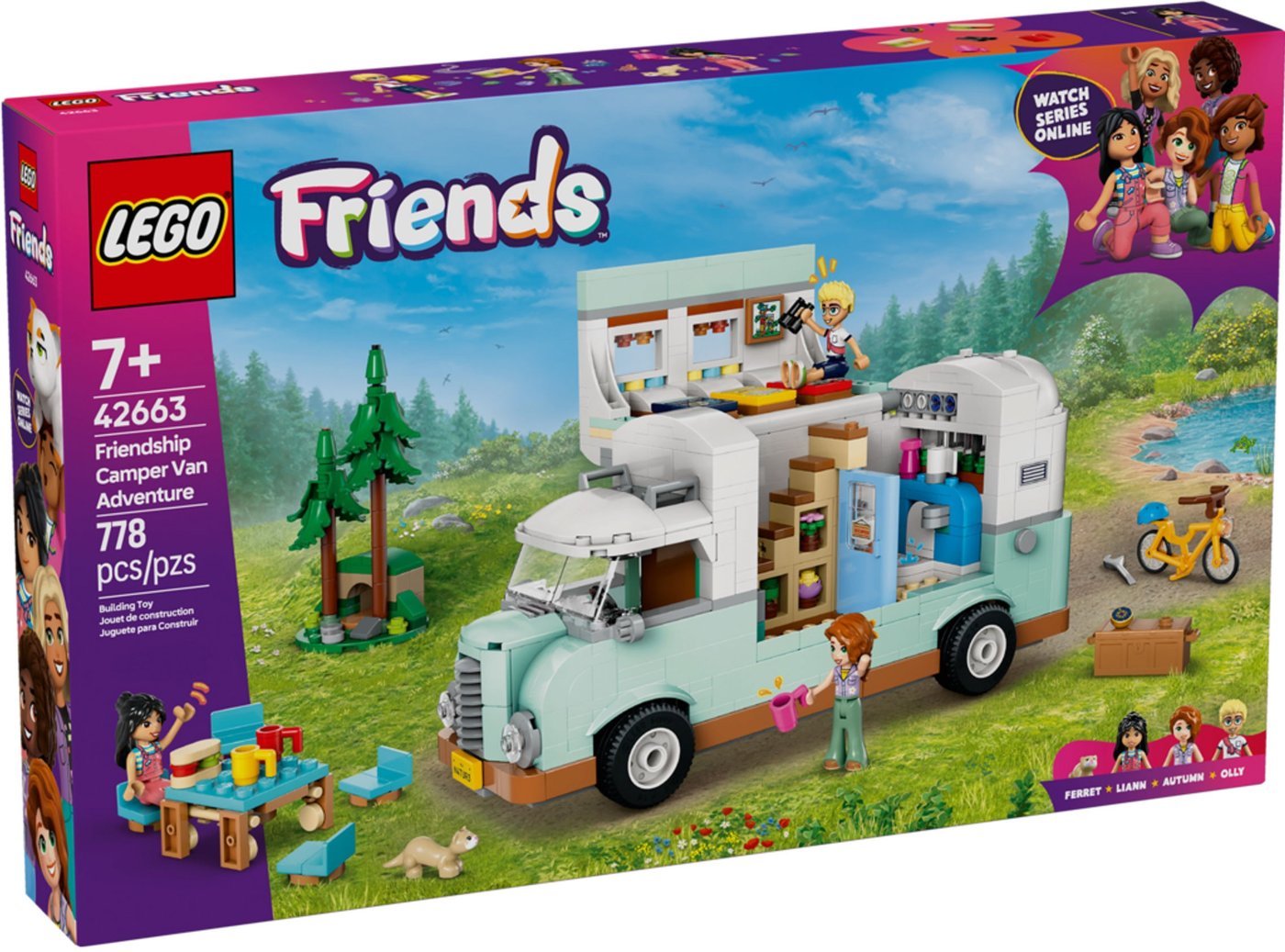 Конструктор Lego Friends Приключение в кемпере дружбы 42663
