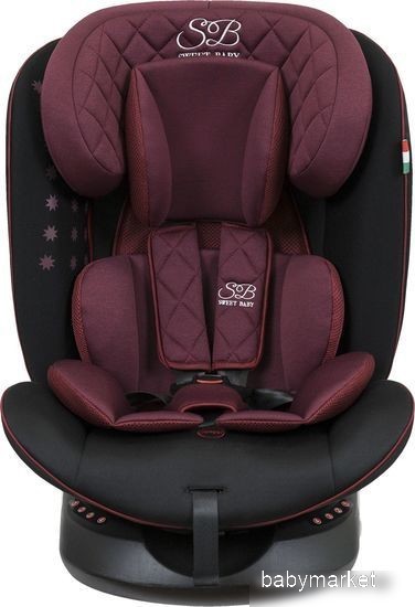 Sweet Baby Crosstour 360 SPS Isofix 0-36 (винный/черный) - детский товар