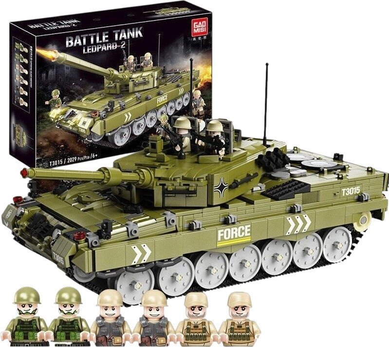 Конструктор GAO MISI Танк на радиоуправлении T3015