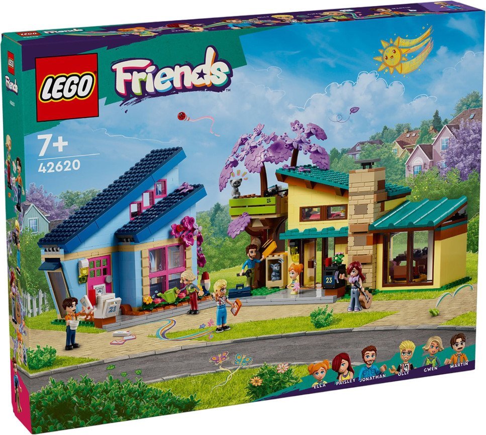 Конструктор Lego Friends Дома Олли и Пейсли 42620