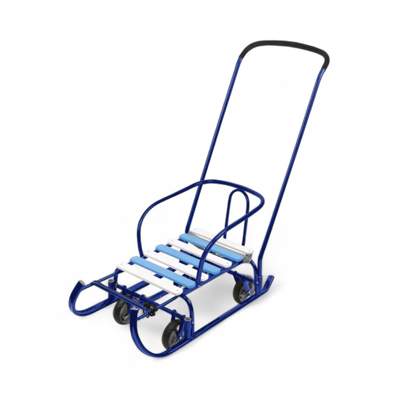 Санки Nika Тимка 6 Универсал Синий лак