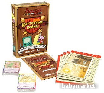 Мир Хобби Время приключений: Карточные войны. Бимо против леди Ливнерог - детский товар