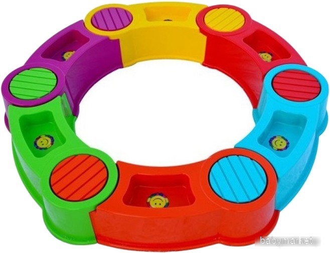 Песочница Пластик сборная Радуга С 361