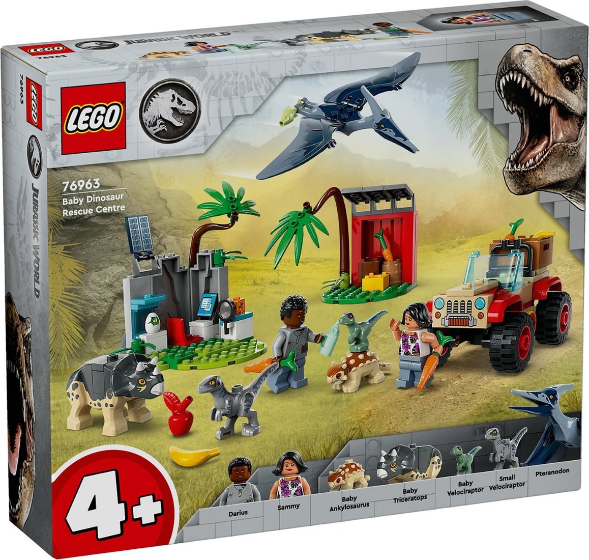 LEGO Jurassic World 76963 Центр спасения детенышей динозавров