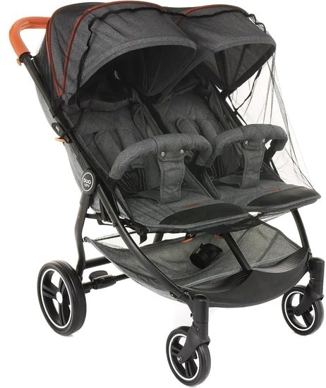 Москитная сетка Bambola для прогулочной коляски для двойни / 217В (черный)