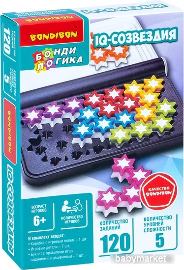 Настольная игра Bondibon IQ Созвездия ВВ5958