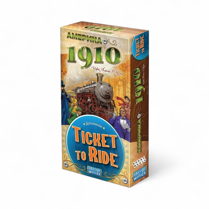 Дополнение к настольной игре Мир Хобби Ticket To Ride: Америка 1910