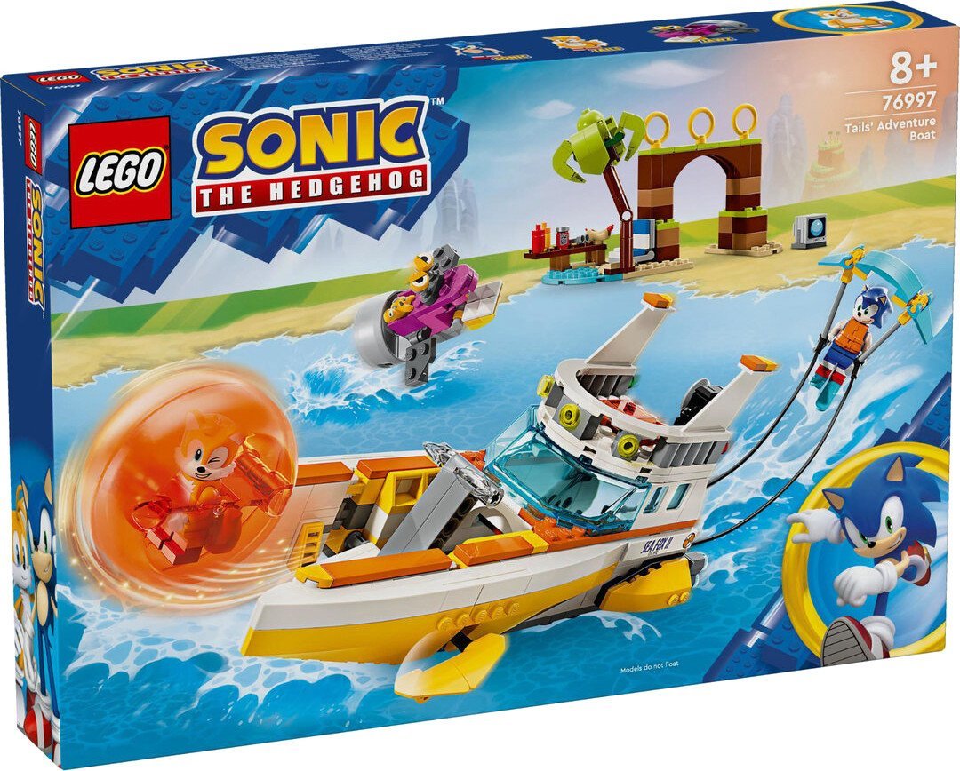 LEGO Super Sonic Приключения на лодке Тейлза 76997
