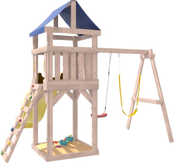 National Tree Company С гибкими качелями IgroWoods ДКНП-11 (не окрашен) - детский товар