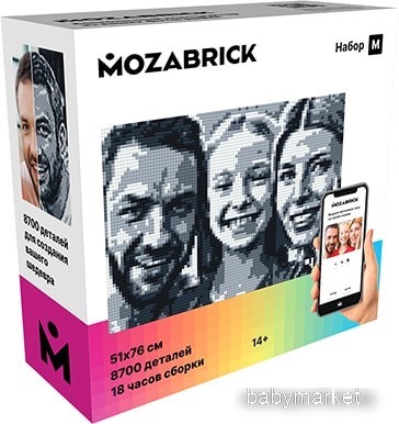 Фото-конструктор Mozabrick 60003. Набор M