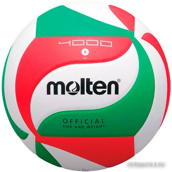 Molten V5M4000-X (5 размер, белый/красный/зеленый)
