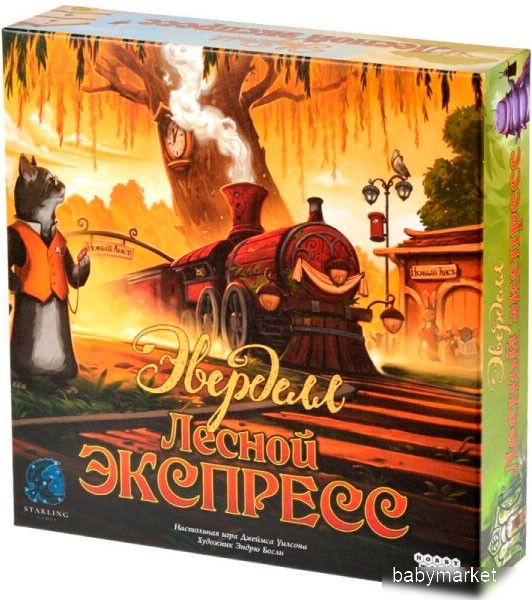 Настольная игра Мир Хобби Эверделл: Лесной экспресс (дополнение)