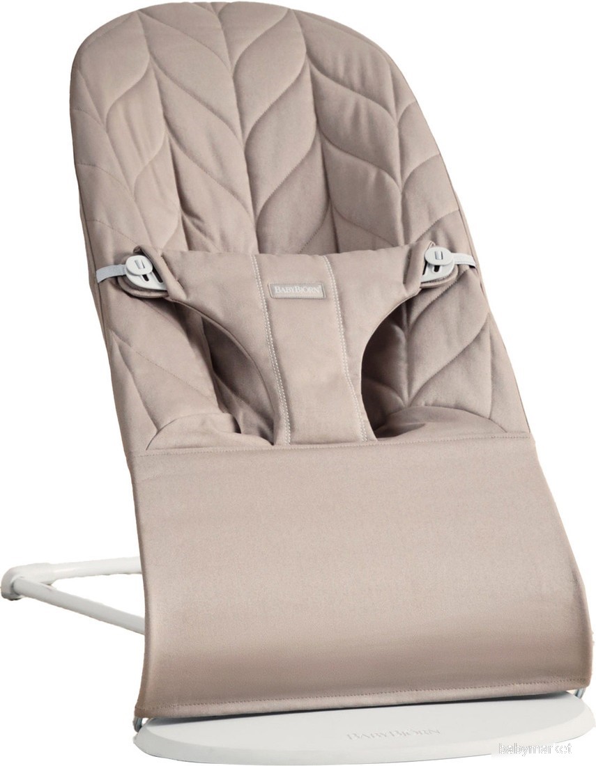 Детский шезлонг BabyBjorn Bliss Woven 0063.17 Sand Grey