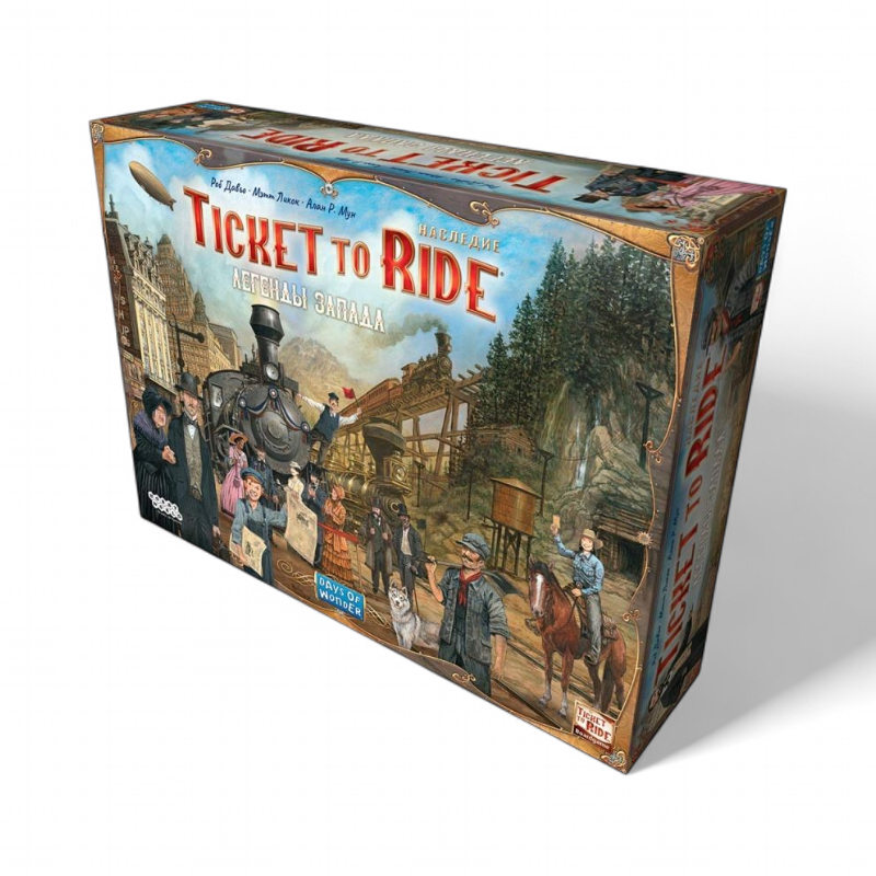 Настольная игра Мир Хобби Ticket To Ride: Наследие: Легенды Запада